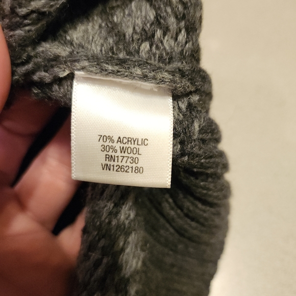 MERONA 70%ACRYLIC/30% WOOL BLEND COWL/BUTTON NECK MENS SWEATER MENS SIZE XXL - Picture 10 of 11